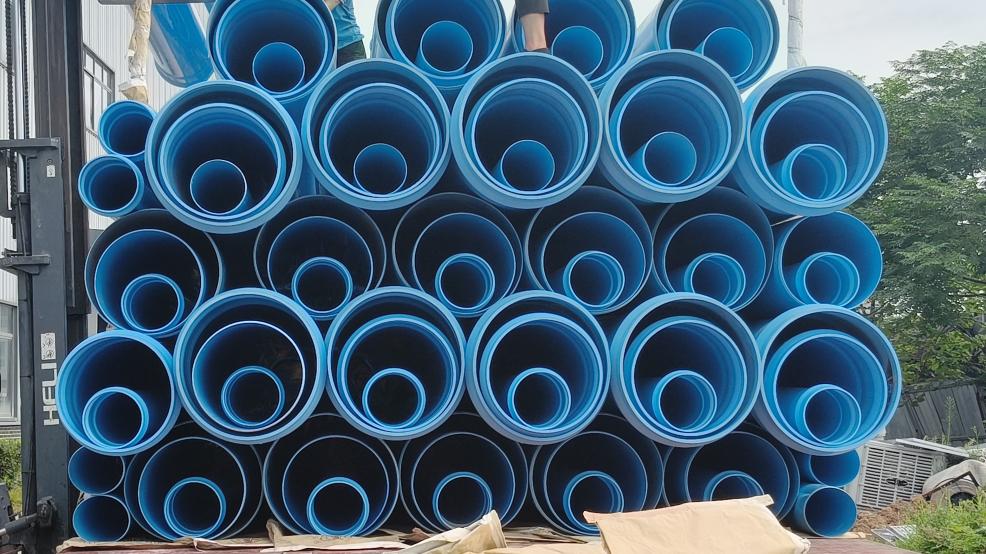 PVC-O给水管嵌套套装装载运输